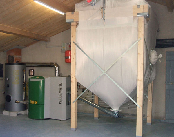 Chauffage central &agrave; granul&eacute;s de bois