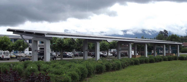 Ombri&egrave;re de parking Botanic Metz Tessy